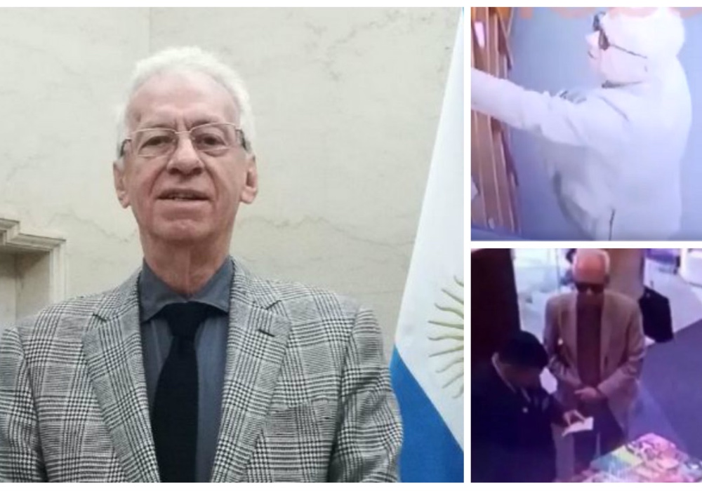 Embajador mexicano roba libro en Argentina