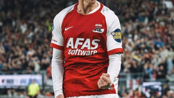 Mateo Chávez brilla en la remontada del AZ Alkmaar en Eredivisie