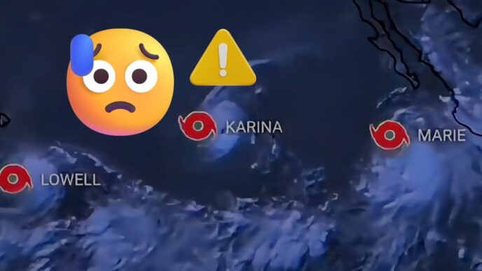 Huracanes en el Pacífico: Lowell, Karina y Marie bajo El Niño