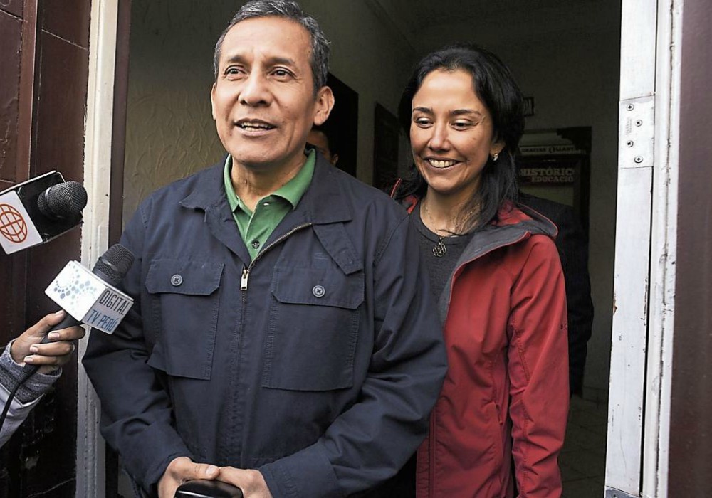 Tribunal ordena la liberación de Ollanta Humala y su esposa