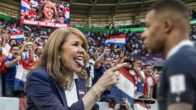 Celeste Amarilla se burla de Francia tras derrota en Mundial 2026