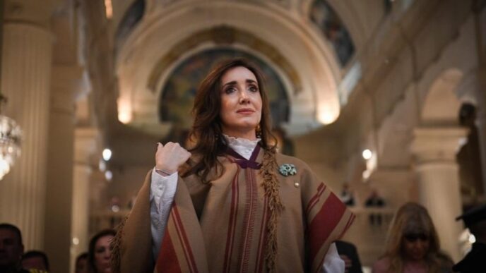 Victoria Villarruel y su mensaje sobre Malvinas y el fútbol argentino