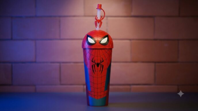 Cinemex lanza vaso coleccionable de Spider-Man con diseño 3D