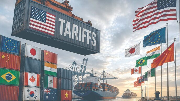 EUA impone aranceles a 60 países mientras México se beneficia del T-MEC