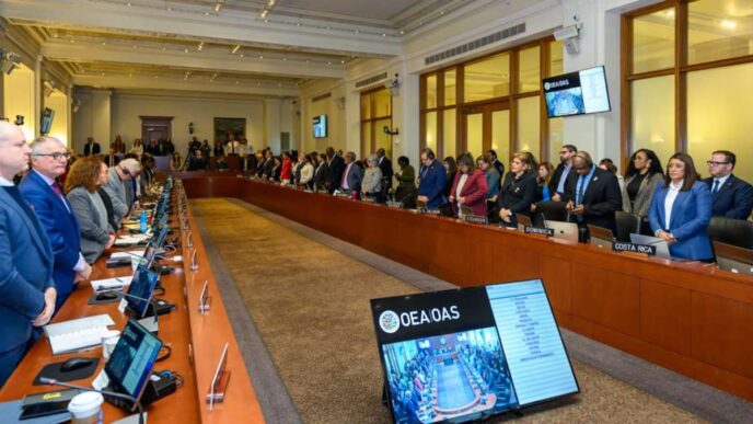 México se abstiene en la OEA sobre resolución de Estados Unidos a Nicaragua