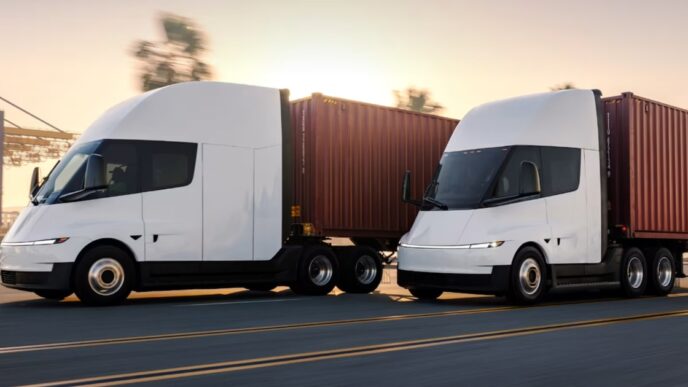 El Tesla Semi hace su debut europeo después de casi diez años
