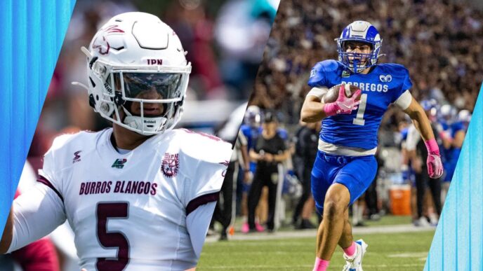 Burros Blancos y Borregos Monterrey se enfrentan en la jornada 7 de ONEFA