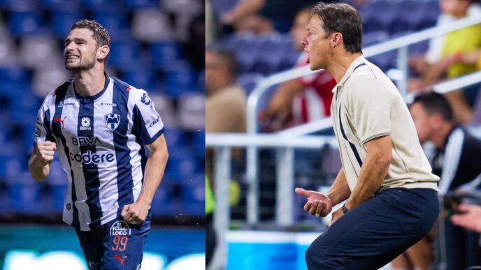 Almeyda celebra triunfo histórico de Monterrey ante Puebla