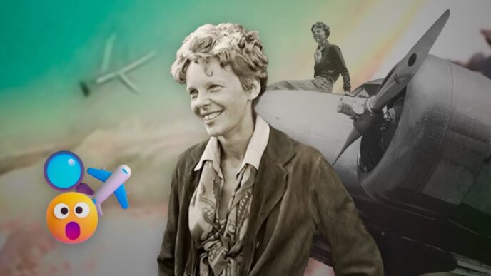 Descubrimiento del avión de Amelia Earhart en una isla remota