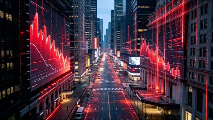 Wall Street cierra en rojo por dudas sobre Inteligencia Artificial